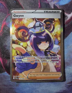 Pokemon TCG Pitch Black - Gwynn Trainer SIR - 119/084 - NM - Image 3