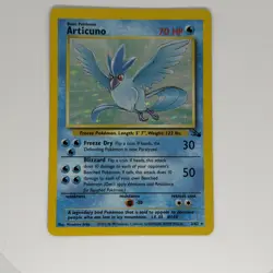 Articuno 2/62 Pokemon Fossil Holo - Image 1