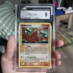 2005 Pokemon EX Unseen Forces Holo Sudowoodo #15 CGC 9 MINT - Image 2