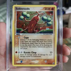 2005 Pokemon EX Unseen Forces Holo Sudowoodo #15 CGC 9 MINT - Image 3