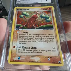2005 Pokemon EX Unseen Forces Holo Sudowoodo #15 CGC 9 MINT - Image 5