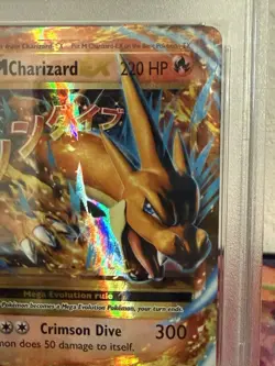 Pokemon TCG M Charizard EX 13/108 Evolutions 2016 Ultra Rare Holo PSA 8 - Image 4