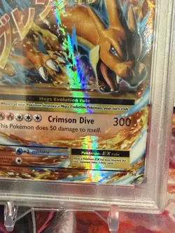 Pokemon TCG M Charizard EX 13/108 Evolutions 2016 Ultra Rare Holo PSA 8 - Image 5