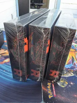 Pokemon Team Rocket’s Moltres ex UPC Factory Sealed Lot Of 3 - Image 3