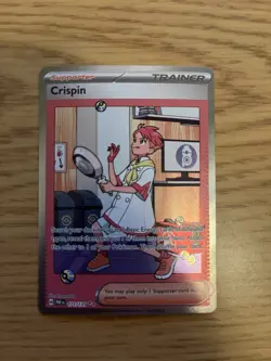 Pokemon Prismatic Evolutions Special Illustration Crispin 171/131 - Image 1