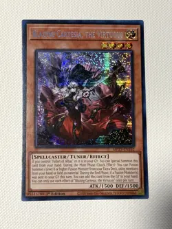 Blazing Cartesia, the Virtuous MP23-EN162 Prismatic Secret Rare Yu-Gi-Oh! NM - Image 1