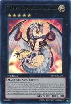 Cyber Dragon Nova Unlimited Ultra Rare SDCR-EN038 NM - Image 1
