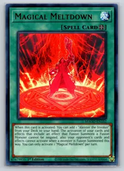 Magical Meltdown 1st Edition Super Rare Shadows in Valhalla SHVA-EN042 LP - Image 1