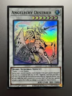 Yugioh - Angelechy Destrier Super Rare CORI-EN092, Near Mint, 1st Edition - Image 1