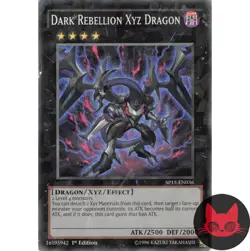 Yugioh Dark Rebellion Xyz Dragon SP15-EN035 Shatterfoil Rare 1st Edition MP - Image 1