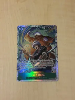 One Piece TCG Law & Bepo ST24-004 Foil SR Starter Deck 24: GREEN Jewelry Bonney - Image 1
