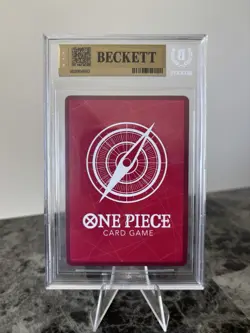 2026 One Piece Azure Sea's Seven Trafalgar Law Leader Alt Art #OP14-001 BGS 10 - Image 2