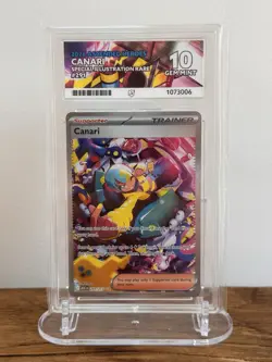 Canari 291/217 Special Illustration Rare Ascended Heroes Pokemon Ace 10 Gem Mint - Image 1