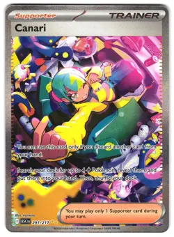 Canari 291/217 Special Illustration Rare Ascended Heroes Pokemon Holo Near Mint - Image 1