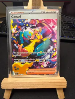 Pokemon TCG Canari 291/217 - Special Illustration Rare SIR - Ascended Heroes NM - Image 1