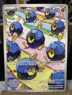 Pokemon TCG Roggenrola Card 127/086 Illustration Rare White Flare - Image 1
