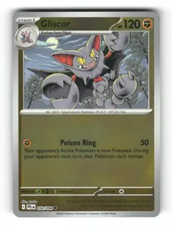Gliscor Uncommon Phantasmal Flames 050 Reverse Holo Near Mint - Image 1