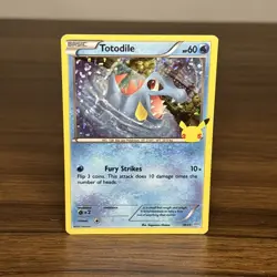 Totodile 18/25 McDonald's 25th Anniversary | Promo Holo Pokemon Card - Image 1