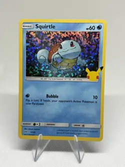 Squirtle 017/025 McDonald's 25th Anniversary Holo - Image 1