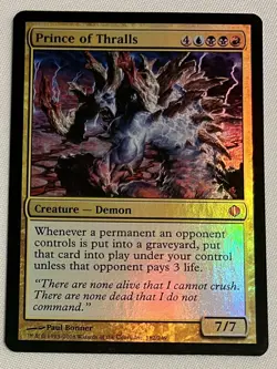 Prince of Thralls NM Shards of Alara MTG Card Foil - Image 1