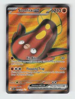 Stunfisk ex 252/217 Holo Ultra Rare Ascended Heroes Pokemon 2026 Near Mint - Image 1