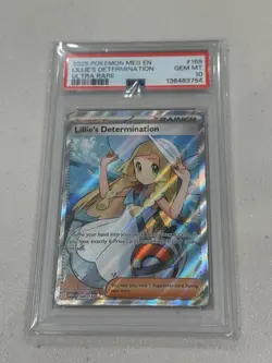 PSA 10 Lillie's Determination 169/132 Pokemon Mega Evolution Ultra Rare Full Art - Image 4