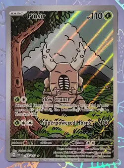 Pinsir 168/167 Twilight Masquerade Rare Full Art Pokemon Card NM - Image 1