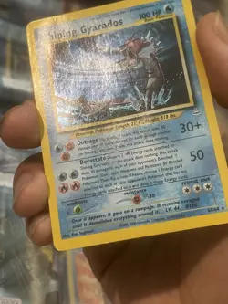Pokemon TCG 🐉 Shining Gyarados Holo Neo Revelation Card - Image 5
