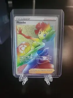 Pokemon TCG Phoebe Sword & Shield - Battle Styles 175/163 Holo Secret Rare - Image 1