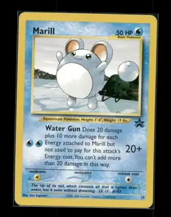 Marill 29 - Neo Black Star Promo Pokemon Card - LP - Image 1