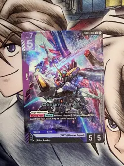 Destiny Gundam GD04-050 LR - Legend Rare - Gundam TCG: Phantom Aria - NM - Image 1