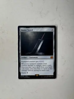 MTG - FINAL FANTASY - Buster Sword Non Foil - M/NM Pack Fresh! - Image 1