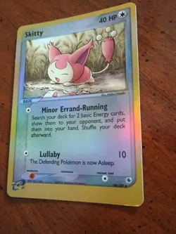 Skitty 44/109 Ruby and Sapphire Reverse Holo - Image 1