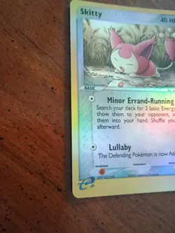 Skitty 44/109 Ruby and Sapphire Reverse Holo - Image 2