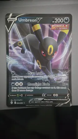 Pokemon Umbreon V 094/203 Evolving Skies Ultra Rare Holo NM - Image 1