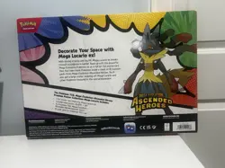 Pokemon Ascended Heroes Poster Collection Mega Lucario ex Promo Foil. - Image 2