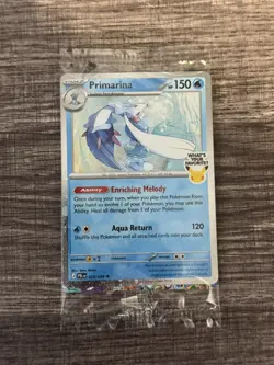 New Primarina 020/084 Pitch Black Cosmos Promo Barnes & Noble Pokemon - Image 1
