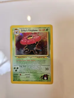 Erika's Vileplume 5/132 Holo Rare FART SWIRL Gym Heroes Pokemon Near Mint - Image 3