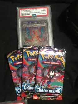 CHARIZAED EX psa 10 pokemon card + bouns items - Image 1