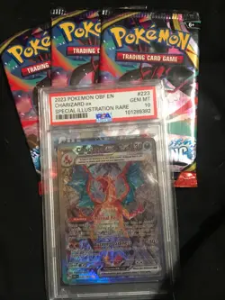 CHARIZAED EX psa 10 pokemon card + bouns items - Image 2
