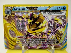 Greninja BREAK - 41/122 - Pokemon Breakpoint XY Ultra Rare Card LP P7 - Image 2