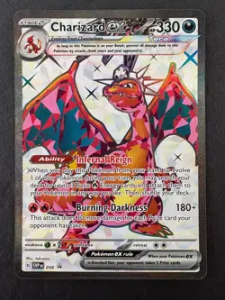 Charizard ex SVP056 Black Star Holo Promo NM Pokemon 056 - Image 1