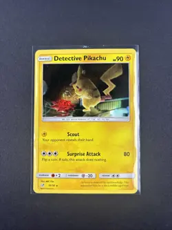 3 Detective Pikachu Cards (10/18, SM190, and SM194) LP-MP - Image 2