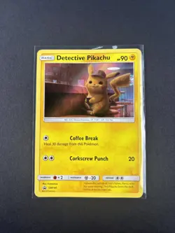 3 Detective Pikachu Cards (10/18, SM190, and SM194) LP-MP - Image 4