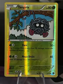 Tangela Reverse Holo - XY Steam Siege 1/114 - NM - Image 1