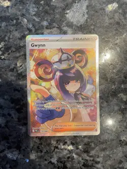 Gwynn 119/084 SIR - Pitch Black - Pokemon Mega Evolution Trainer TCG NM - Image 1