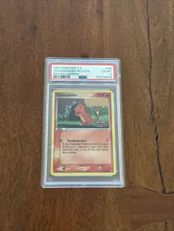 PSA 5 2007 Pokemon EX Power Keepers Charmander STAMPED Reverse Holo Foil 48/108 - Image 1