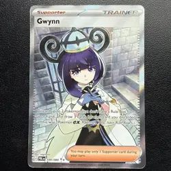 Gwynn Pokemon Pitch Black Full Art Trainer Card 109/084 - NM | Pokemon TCG - Image 1