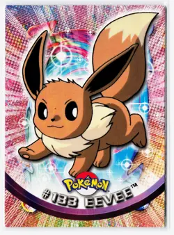 2000 Topps Pokemon TV Animation Edition Series 3 #133 Eevee - Image 1