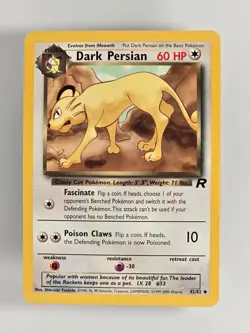 Dark Persian 42/82 - Unlimited , UC - Team Rocket - LP - illus. Yoshida - Image 1